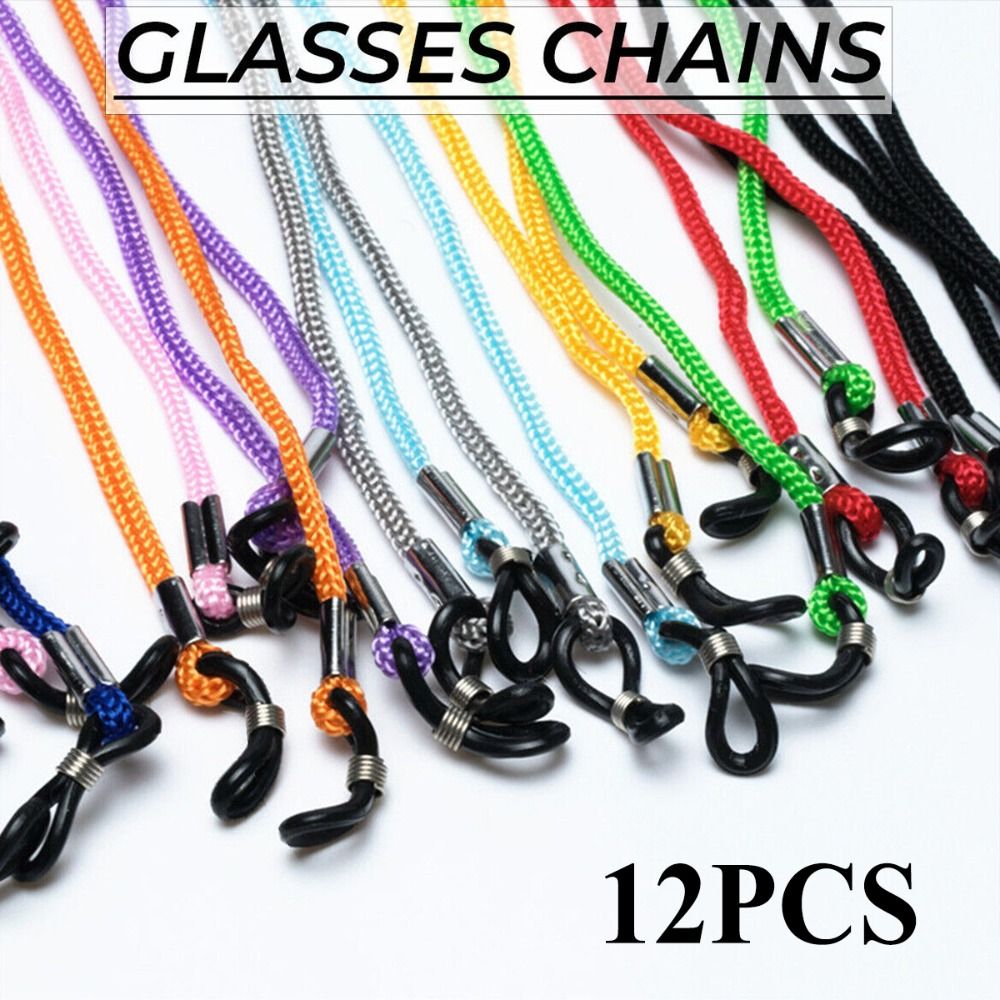 Sunglass Retainer Cord - 12PCS/Set Glasses Chain Cord Rope Holder