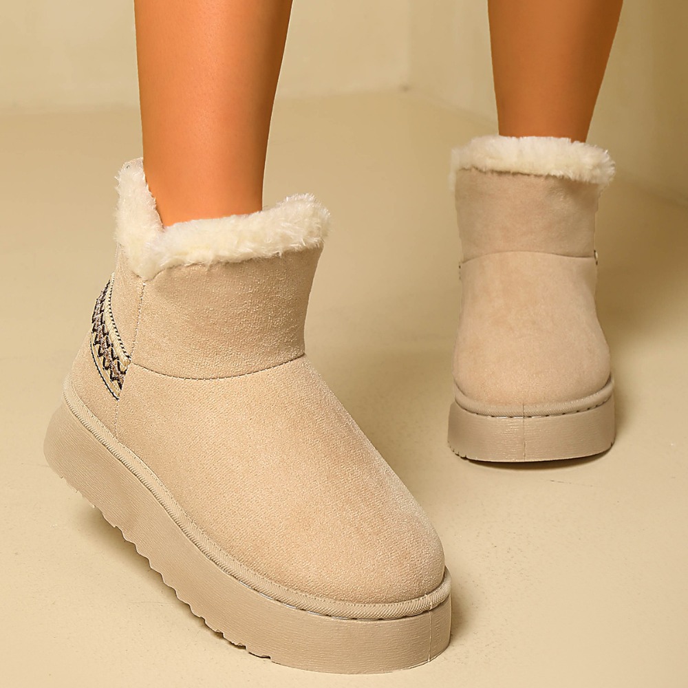 New Winter Women's Suede Snow  - Espadrille Slip On recension och pris