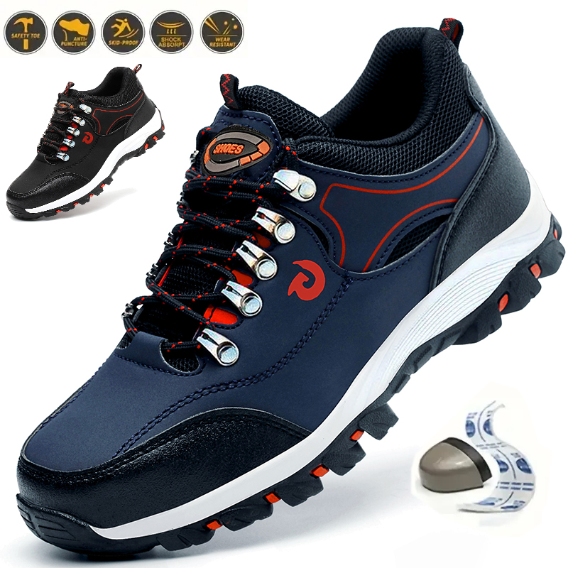 Steel Toe Safety Shoes for Men - Espadrille Slip On recension och pris