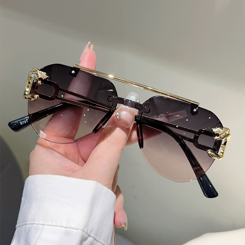 KAMMPT Rimless Pilot Sunglasse - Sunglasses Aviator Polarized recension och pris