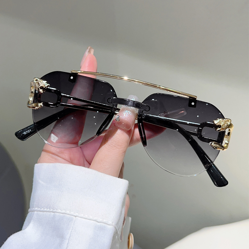 KAMMPT Rimless Pilot Sunglasse - Sunglasses Aviator Polarized recension och pris