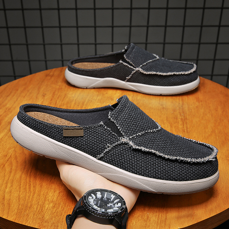 Canvas Slip on Half Shoes for  - Espadrille Slip On recension och pris