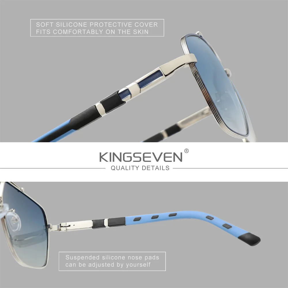 KINGSEVEN New Luxury Sunglasse - Sunglasses Aviator Polarized recension och pris